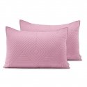 AmeliaHome CUS/AH/SOFTA/PALEPINK+PEARLSILVER/50X70*2