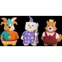 LI'L WOODZEEZ Royal Friends Set, Juggler, Magician and Prince, WZ6844D LI'L WOODZEEZ Royal Friends Set, Juggler, Magician and Prince, WZ6844D