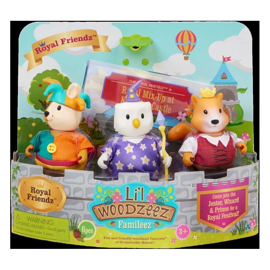 LI'L WOODZEEZ Royal Friends Set, Juggler, Magician and Prince, WZ6844D – 4