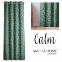 Yöverho AmeliaHome CALM 140x250 cm, renkaat, väri: vihreä Yöverho AmeliaHome CALM 140x250 cm, renkaat, väri: vihreä