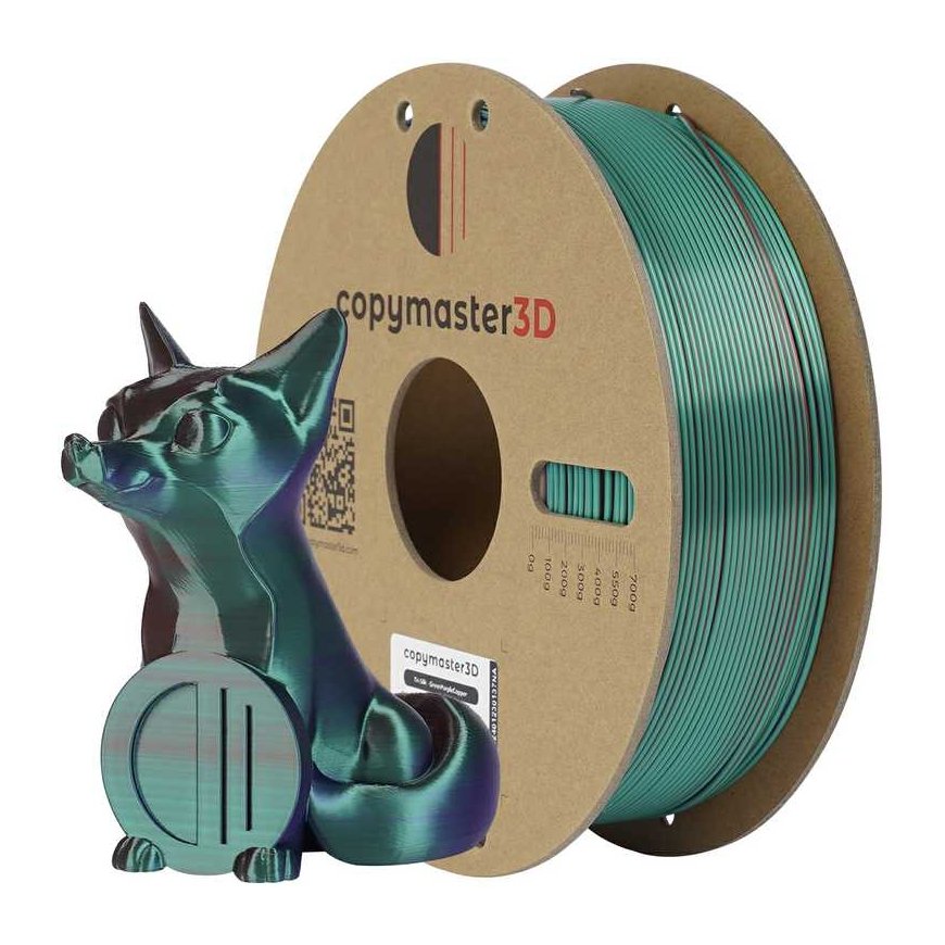 Copymaster3D Tri-Silk 1.75mm 1kg - Gold/Copper/Black – 5