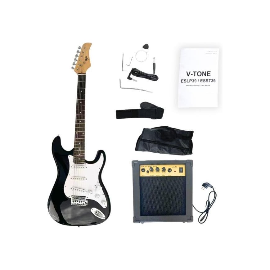 V-tone Elektriskā ģitāra V-TONE ESST39 BK