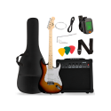 Sähkökitarra V-TONE ESST39 BK 4/4 stratocaster Sähkökitarra V-TONE ESST39 BK 4/4 stratocaster