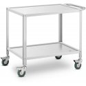 Royal Catering Maitinimo serviravimo vežimėlis 2 lentynos 80 x 57 cm iki 100 kg