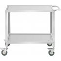 Royal Catering Maitinimo serviravimo vežimėlis 2 lentynos 80 x 57 cm iki 100 kg