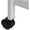 5five Simply Smart GAR white clothing rack, standing, on wheels, 118 x 45.5 x 160 cm 5five Simply Smart GAR white clothing rack, standing, on wheels, 118 x 45.5 x 160 cm