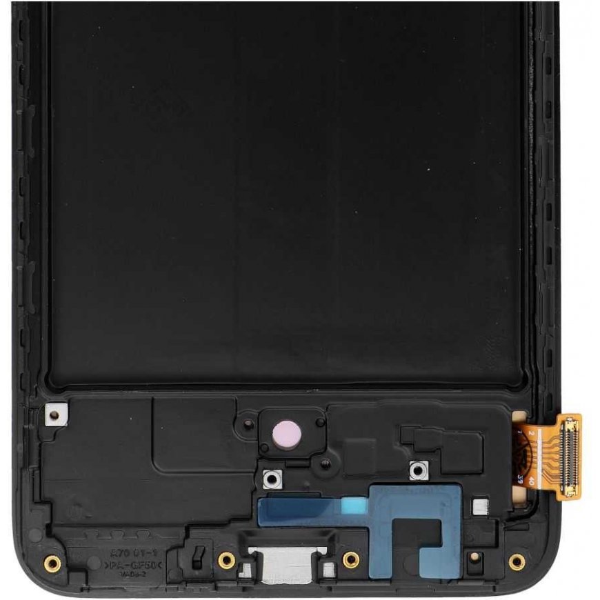 LCD ekrāns, kas paredzēts SAMSUNG A70 A705 HARD OLED ar rāmīti – 3