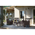 KETER Alabama outdoor furniture set, brown KETER Alabama outdoor furniture set, brown