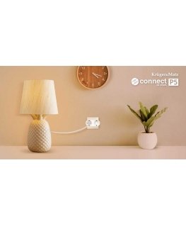 Dvigubas WiFi lizdas Kruger & Matz Connect P5 Tuya