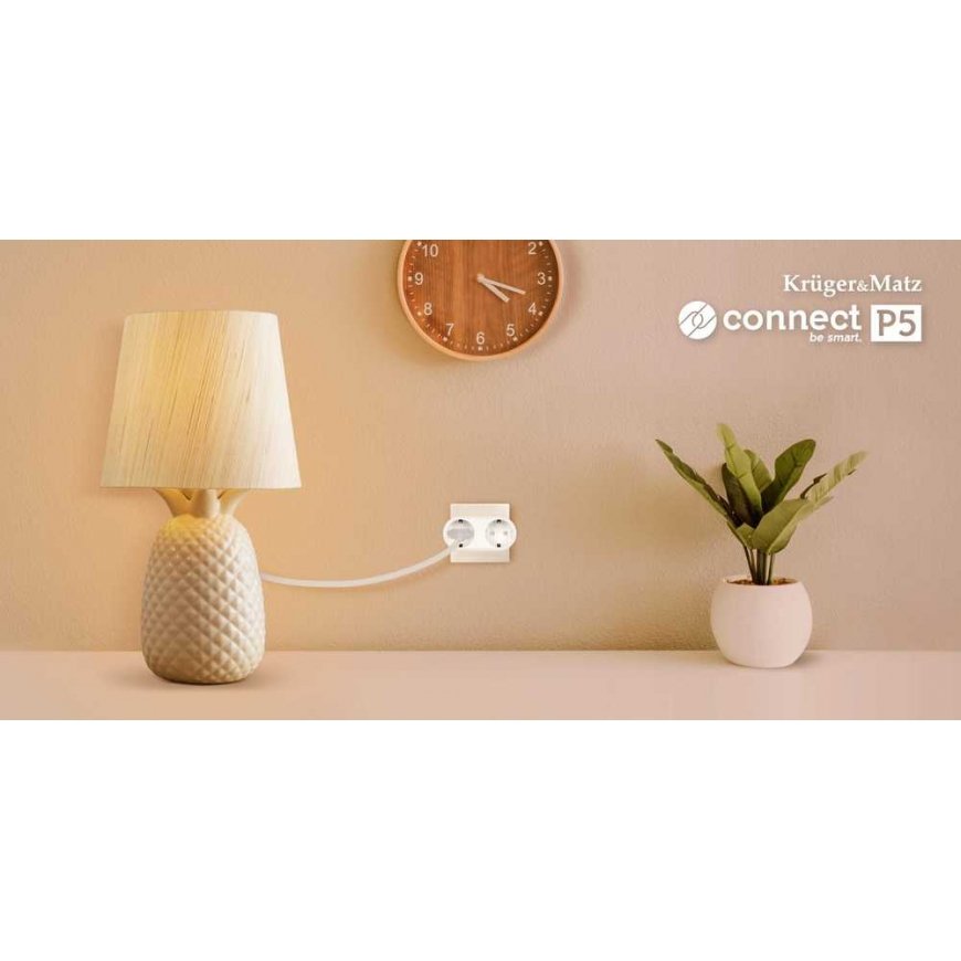 Double WiFi Socket Kruger & Matz Connect P5 Tuya – 2