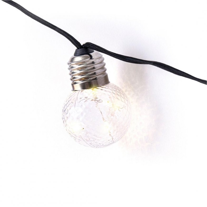 Elektriskā girlianda DecoKing Crystalball LED, 10 gab. – 2