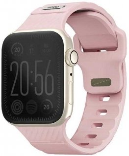 UNIQ dirželis Stride Apple Watch Series1/2/3/4/5/6/7/8/9/SE/SE2 38/40/41mm FKM guminis dirželis rožinė/pale