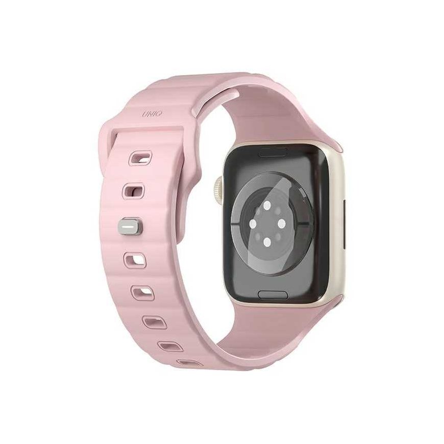 UNIQ dirželis Stride Apple Watch Series1/2/3/4/5/6/7/8/9/SE/SE2 38/40/41mm FKM guminis dirželis rožinė/pale – 2