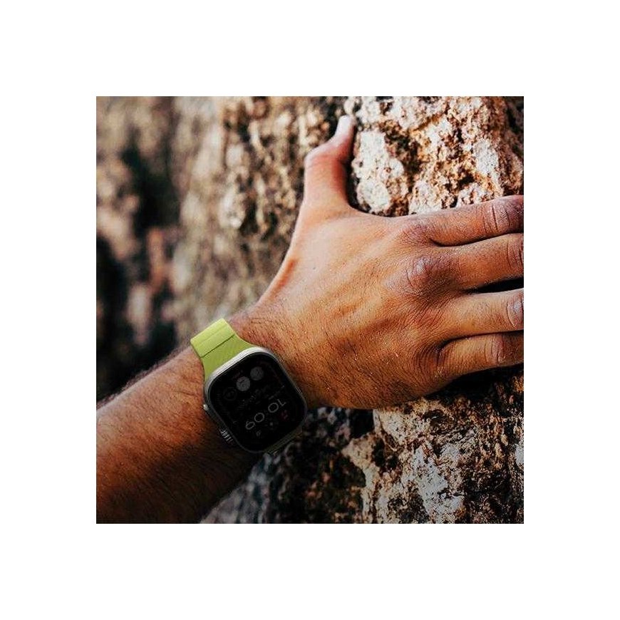 UNIQ dirželis Stride Apple Watch Series1/2/3/4/5/6/7/8/9/SE/SE2 38/40/41mm FKM guminis dirželis rožinė/pale – 5