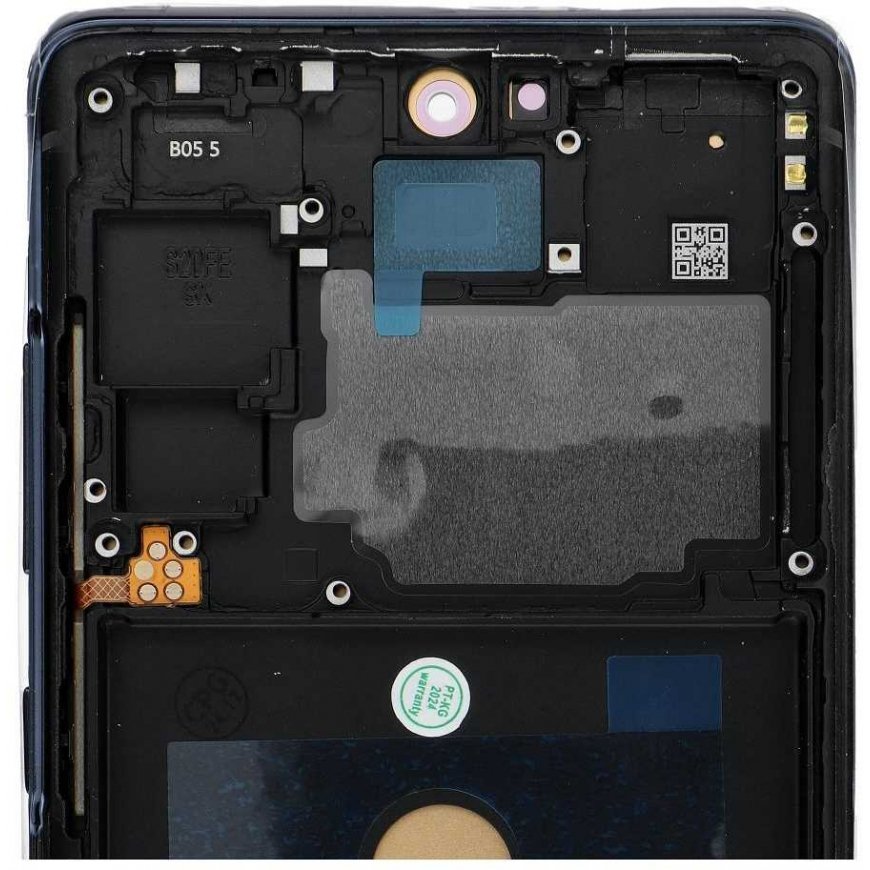 FixCell LCD screen designed for SAMSUNG S20 FE OLED with a dark blue frame. – 2