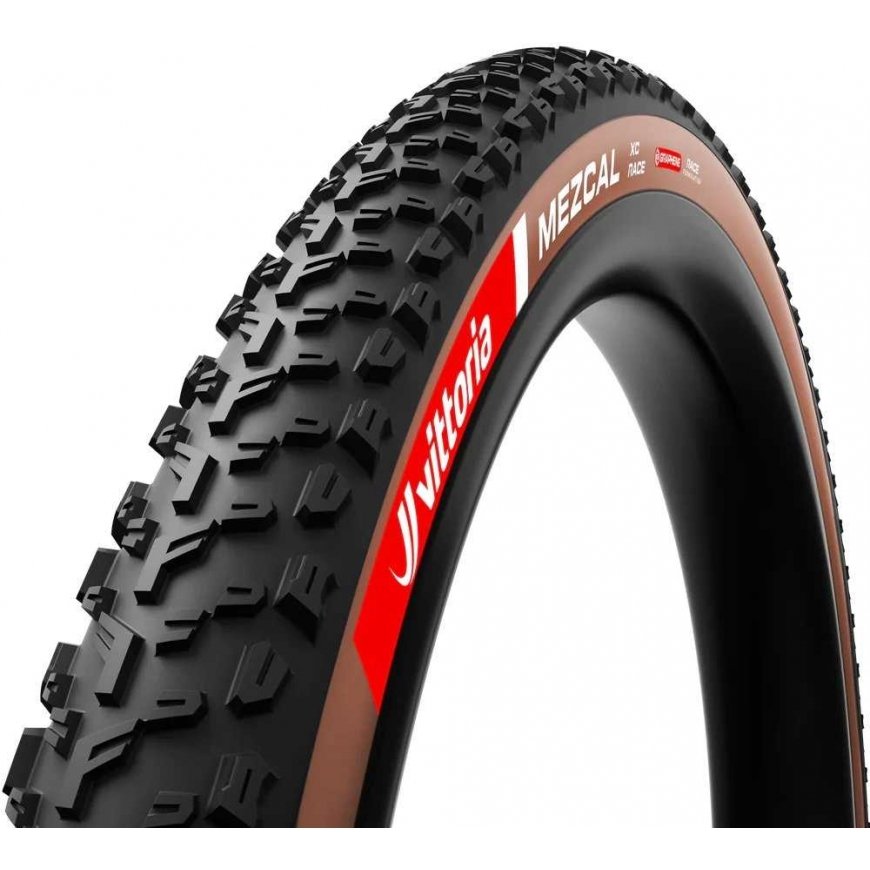 Renkaat 29" Vittoria Mezcal XC Race G2.0 TLR Fold 29x2.25 / 55-622 punainen-musta – 3