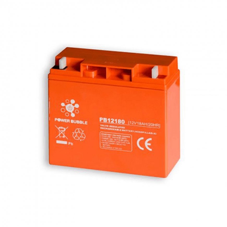 Power Bubble PB1218 Li-Ion аккумулятор (AGM) 12В 18Ah (181×77×16