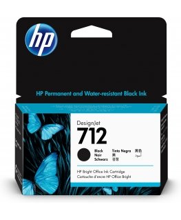 HP 712 musta DesignJet -mustepatruuna, 38 ml