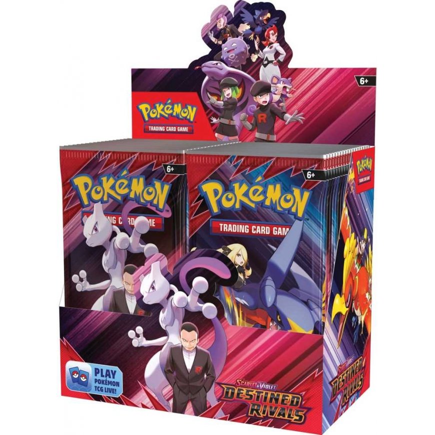Pokémon TCG: Scarlet & Violet - Destined Rivals Booster Ekranas Box (36 pakkausta) – 2
