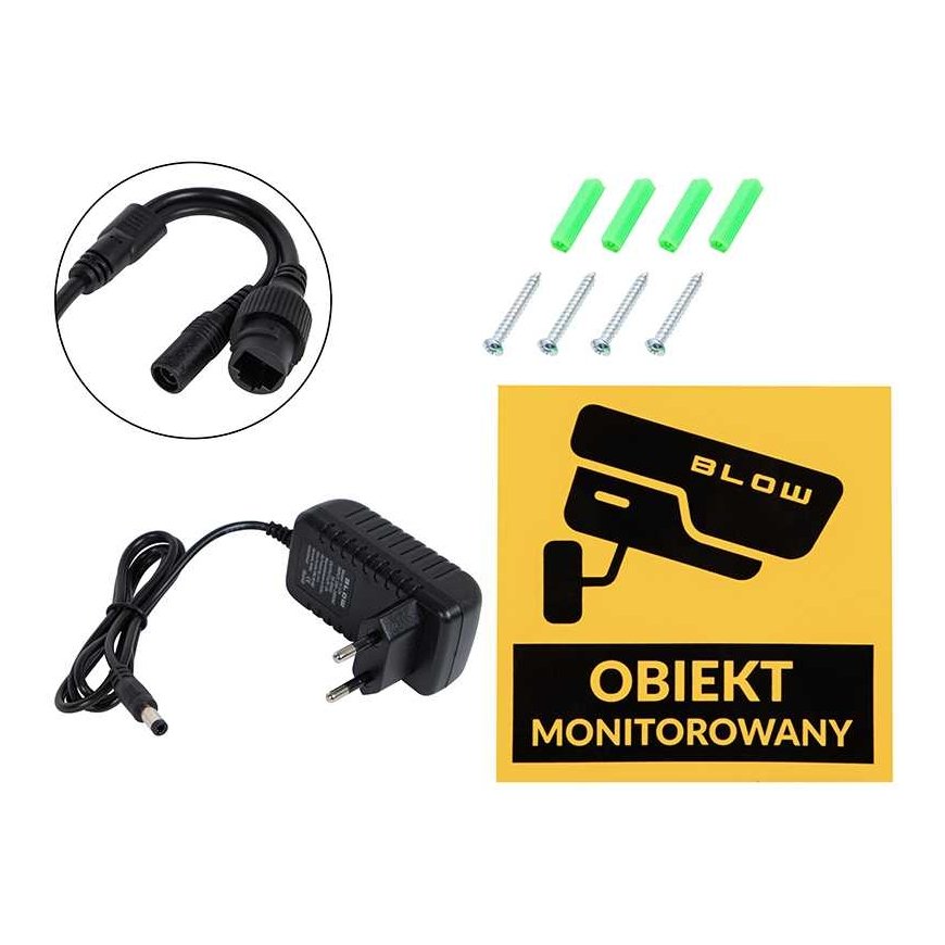 BLOW WiFi H-133 kaamera, 3 MP PTZ, pööratav – 2