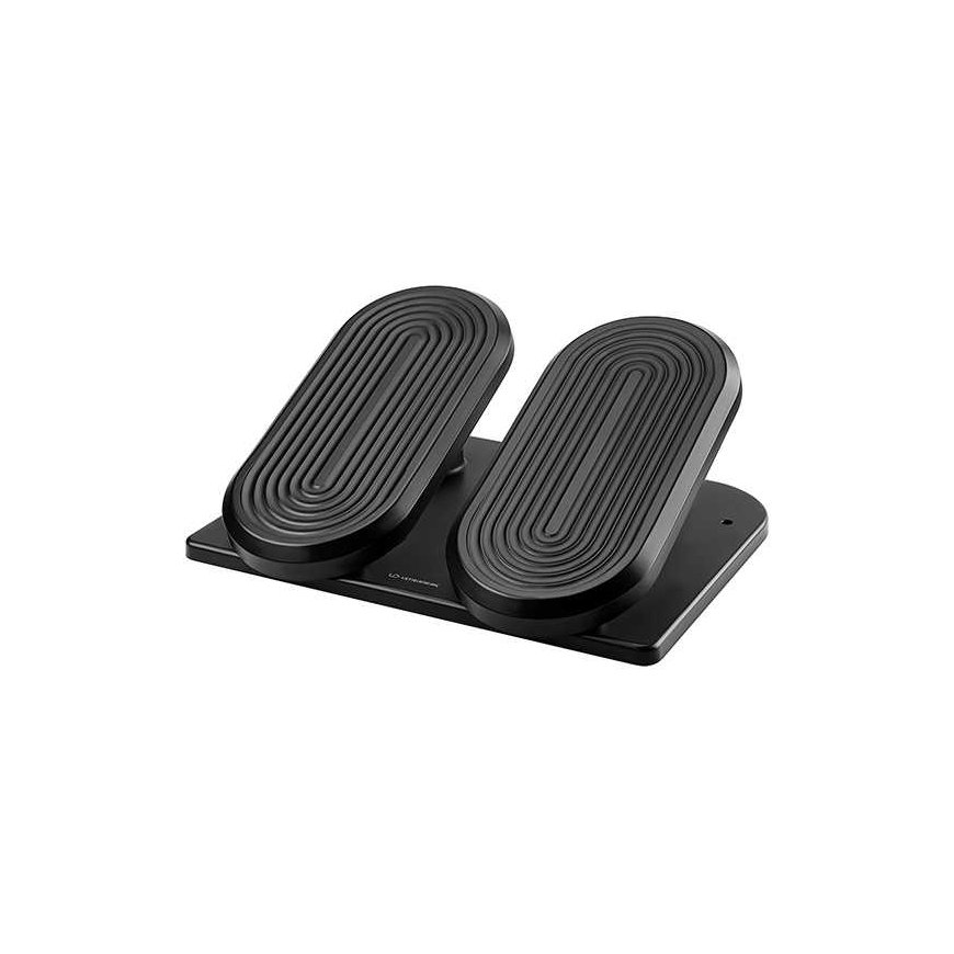 Ergonominen jalkatuki, FOOTPODIUM musta, muovinen, ULTRADESK
