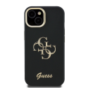 Guess PU Grained 4G Logo Stand Case for Apple iPhone 13 in black color Guess PU Grained 4G Logo Stand Case for Apple iPhone 13 in black color