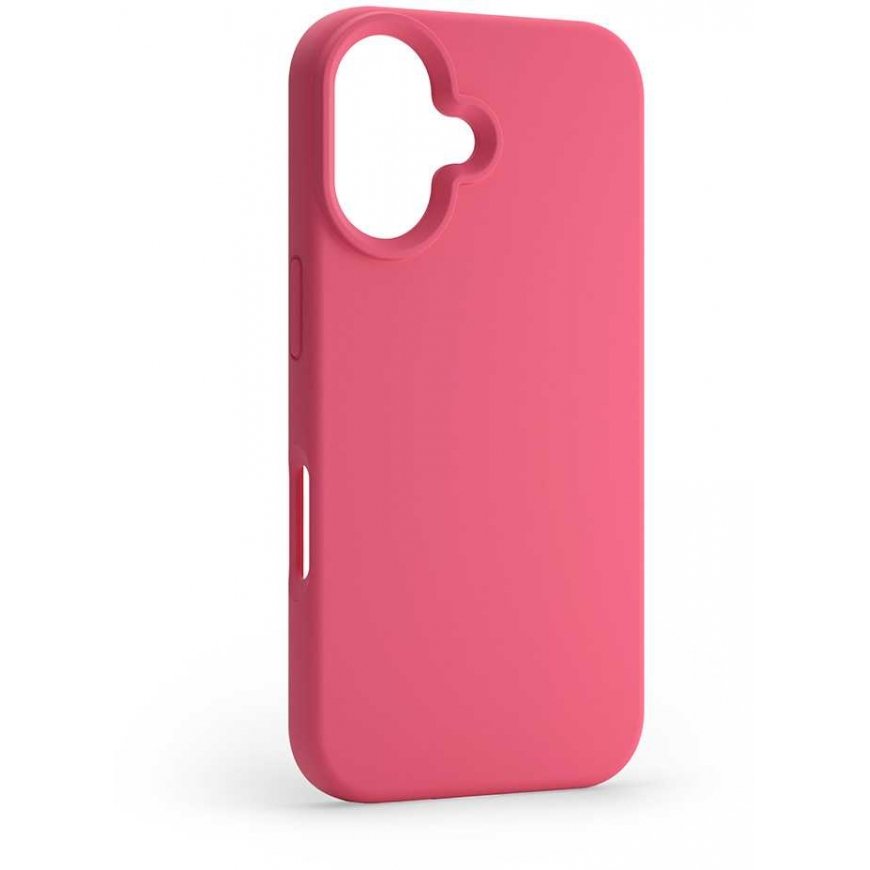 Силиконовый чехол Telforceone для Apple iPhone 16 Plus 6.7" малиновый – 3