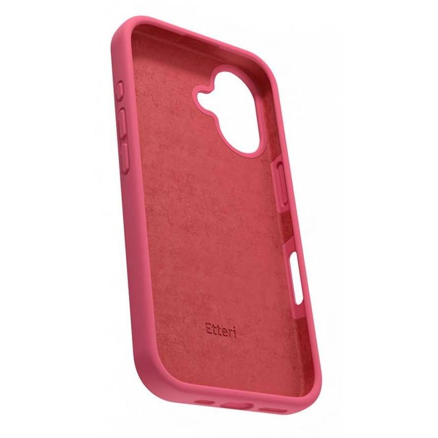 Силиконовый чехол Telforceone для Apple iPhone 16 Plus 6.7" малиновый – 4