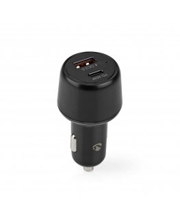 Nedis Car Charger Älypuhelin musta Tupakansytytin Pikalataus Auto