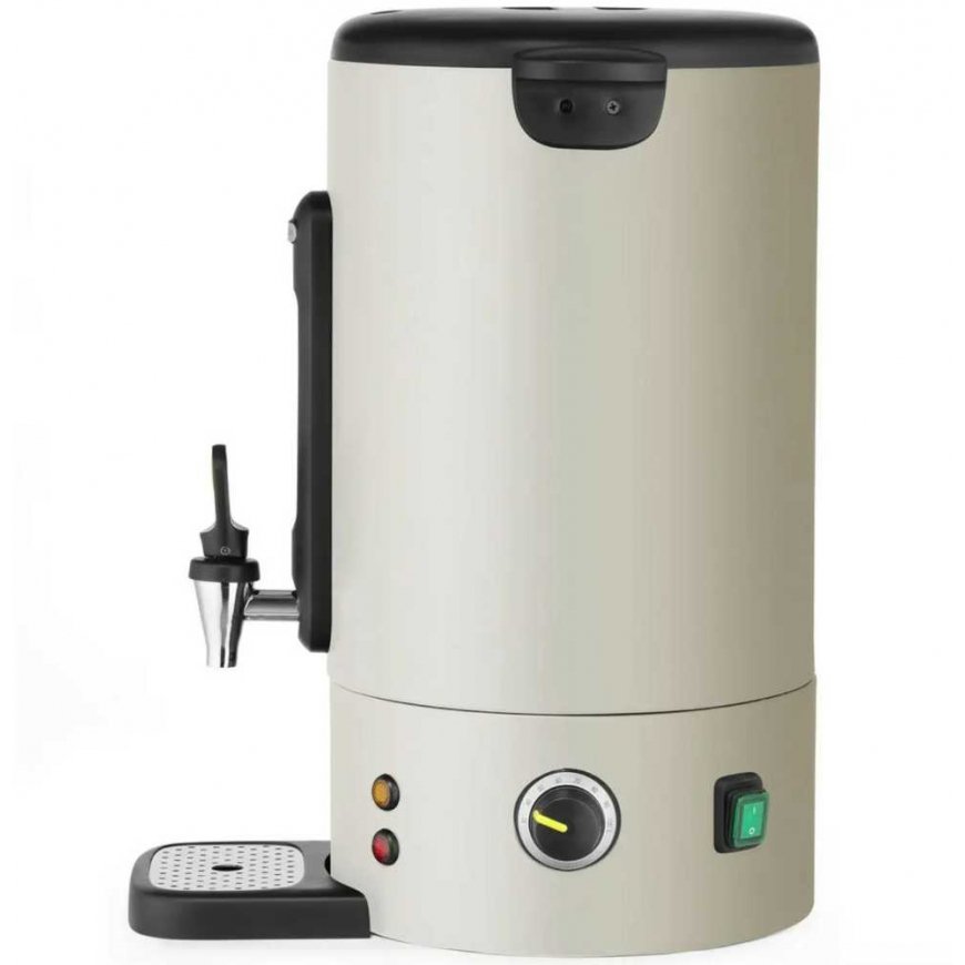 Hendi Kuuma viini veden lämmitin hanalla, pisarankeräysalustalla, 16 l, 1650 W - vaaleanharmaa – 4