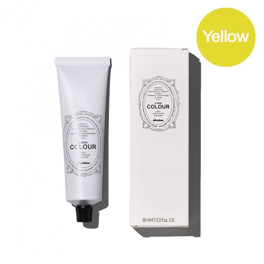 Davines, Uusi Väri, Pysyvä Hiusväri, Geltona, 60 ml – 2