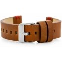 Pacific W110 watch with leather strap - brown/red - 22mm Pacific W110 watch with leather strap - brown/red - 22mm