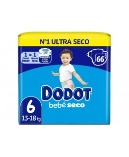 Подгузники DODOT STAGES размер 6, 13-18 кг, 66 штук