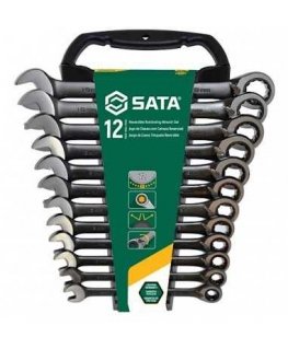 Sata ST08044B Socket Wrench Set 8-19 mm 12 pcs.