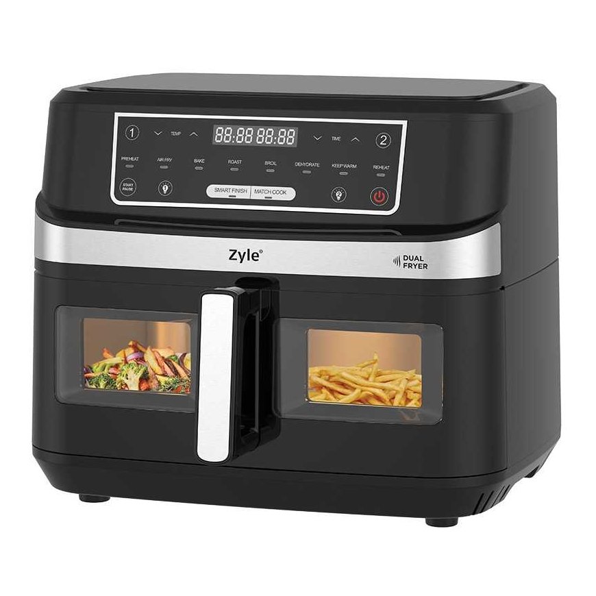 Zyle Dual Air Fryer 2 in 1 ZY551AF, 10 l – 2