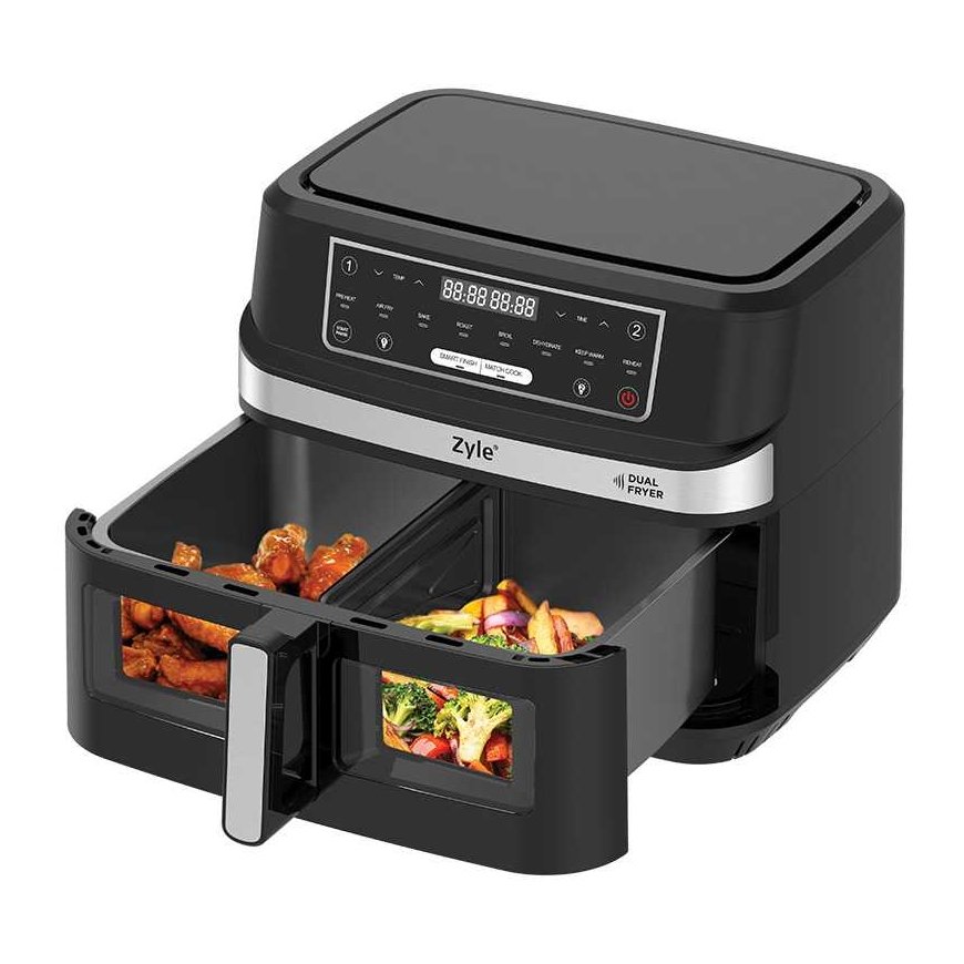 Аэрогриль Zyle Dual Air Fryer 2 в 1 ZY551AF, 10 л – 4