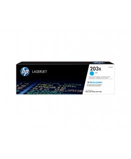 HP Оригинальный картридж увеличенной емкости LaserJet 203X, голубой