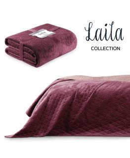 Lovatiese LAILA väri claret tyyli glamour materiaalityyppi - tekstiili sametti, polyesteri 220x240 AmeliaHome