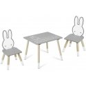 Table with two chairs for kids, Ricokids RC-847 Bunny Table with two chairs for kids, Ricokids RC-847 Bunny