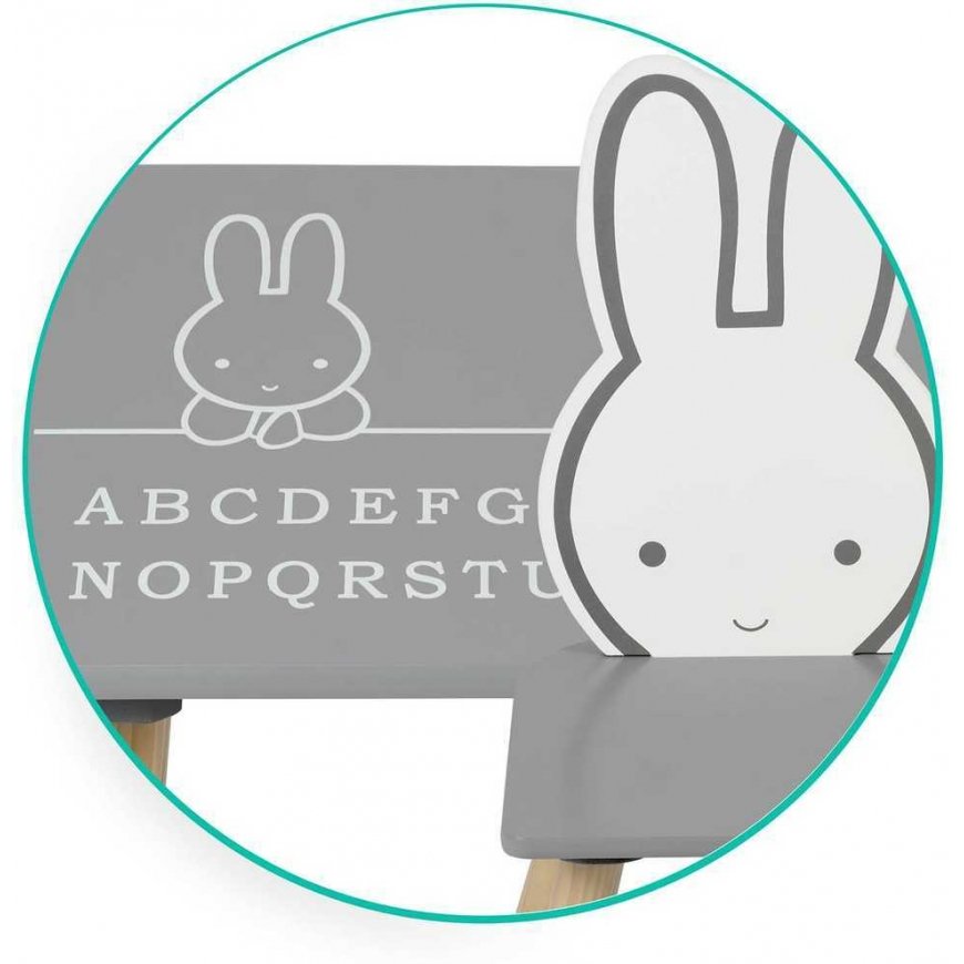 Table with two chairs for kids, Ricokids RC-847 Bunny – 5