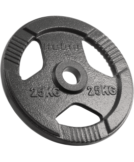 Dzelzs olimpiskais svaru stienis 25 kg, 51 mm caurums, plāksne ar rokturiem, REBEL ACTIVE