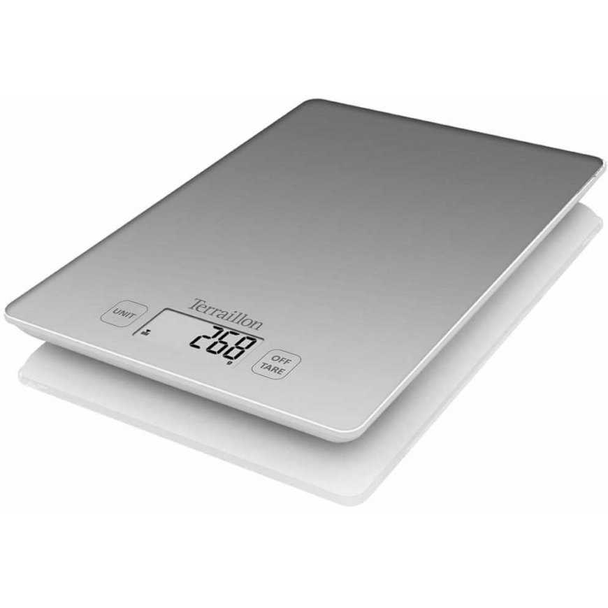 TERRAILLON 15181 T3 Silver Electronic Kitchen Scale