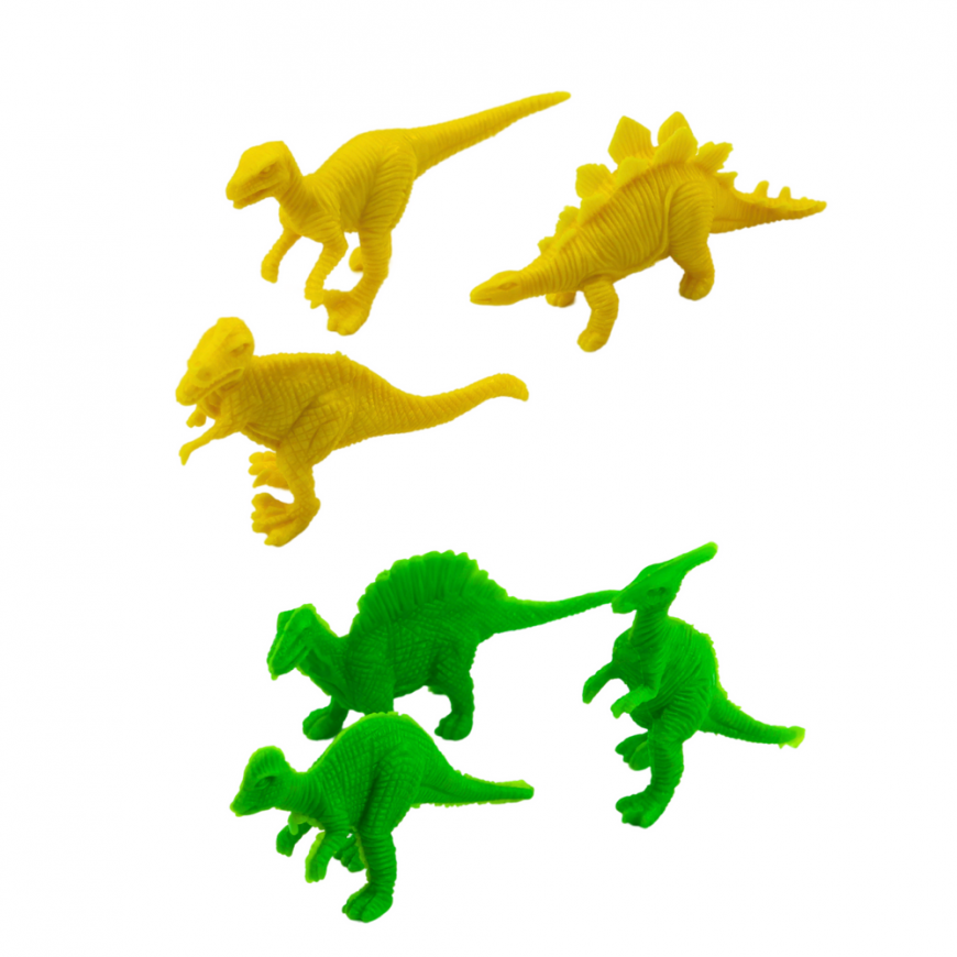 Lean Toys dinosaur set with small figures, moving sounds, Green – 3