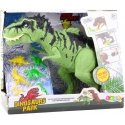 Lean Toys dinosaur set with small figures, moving sounds, Green Lean Toys dinosaur set with small figures, moving sounds, Green