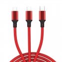 OBAL:ME 3in1 AllConnect Nopea Lataus USB-A|USB-C, Lightning, Micro