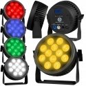 LIGHT4ME CREE ALU QUAD PAR 12 par šviesa LIGHT4ME CREE ALU QUAD PAR 12 par šviesa