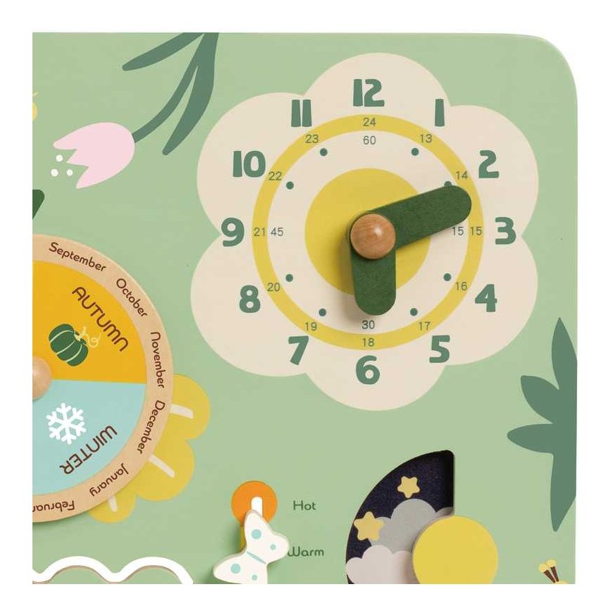 CLASSIC WORLD wooden manipulative board "My First Calendar" children's clock – 5