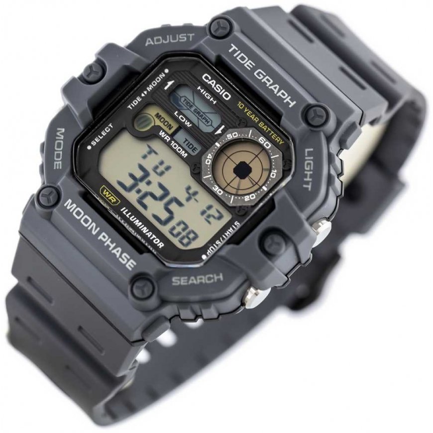 Meeste kell CASIO Digital Moonphase WS-1700H-8AV + KARP