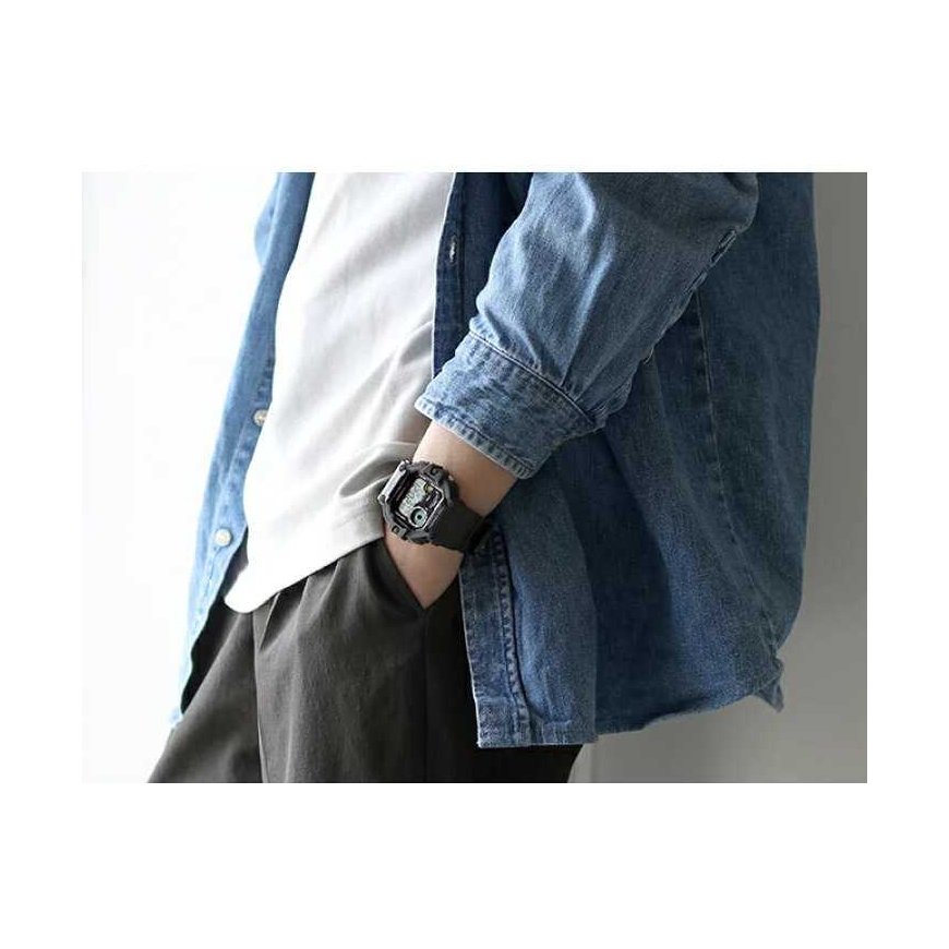Vīriešu pulkstenis CASIO Digital Moonphase WS-1700H-8AV + KASTE – 4