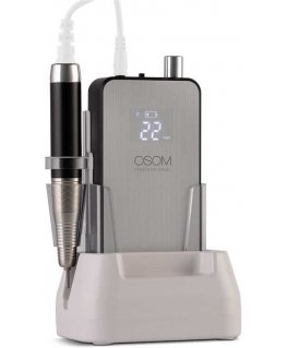 Nail grinding machine-drill Osom Professional Brushless Nail Drill Machine OSOMND301SILV, 35,000 RPM, rechargeable